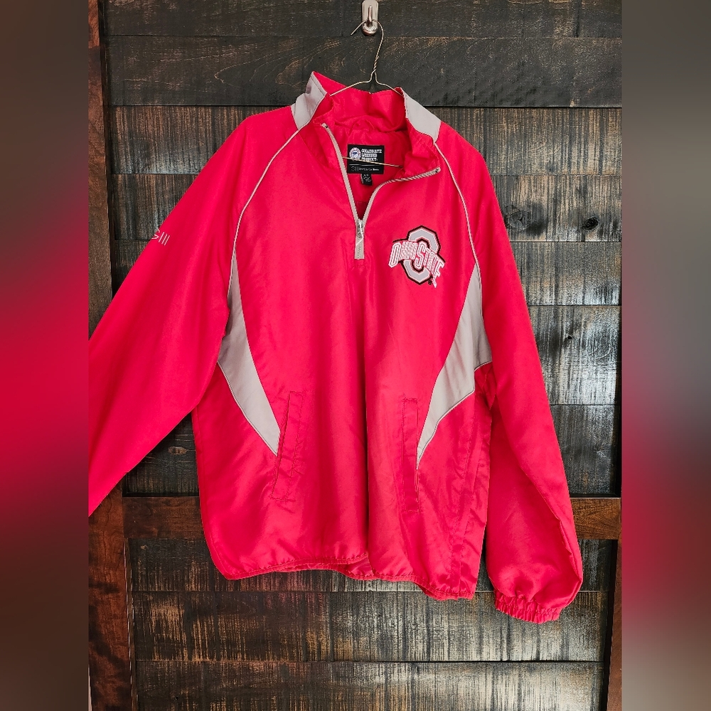G-III by Carl Banks Ohio State Buckeyes Men's L Jacket Windbreaker Coat